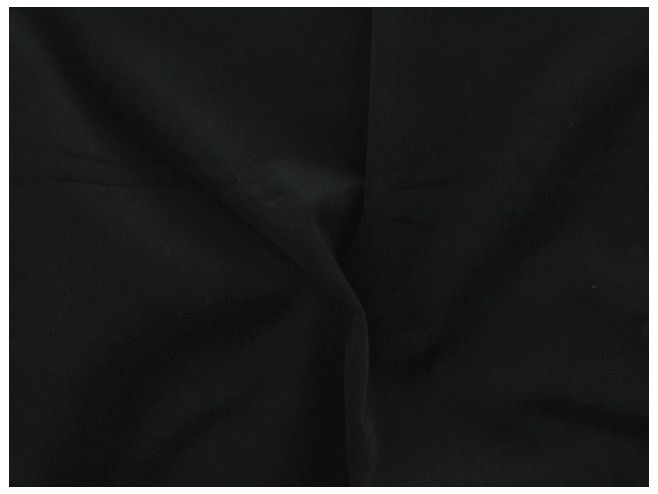 Cotton Pile Velvet, 310 g/m², Black